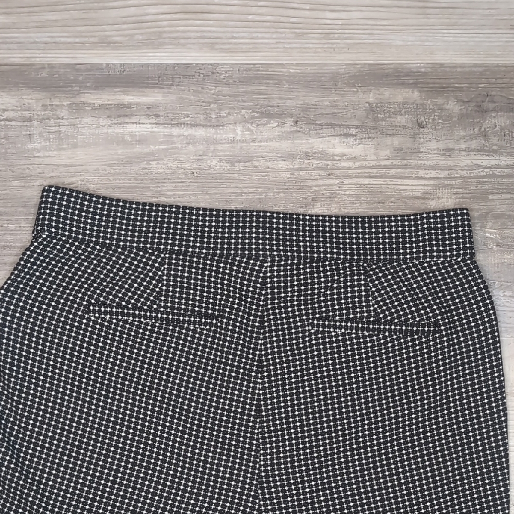 Rafaella Black and White Patterned Dress Pants - Picture 4 of 5